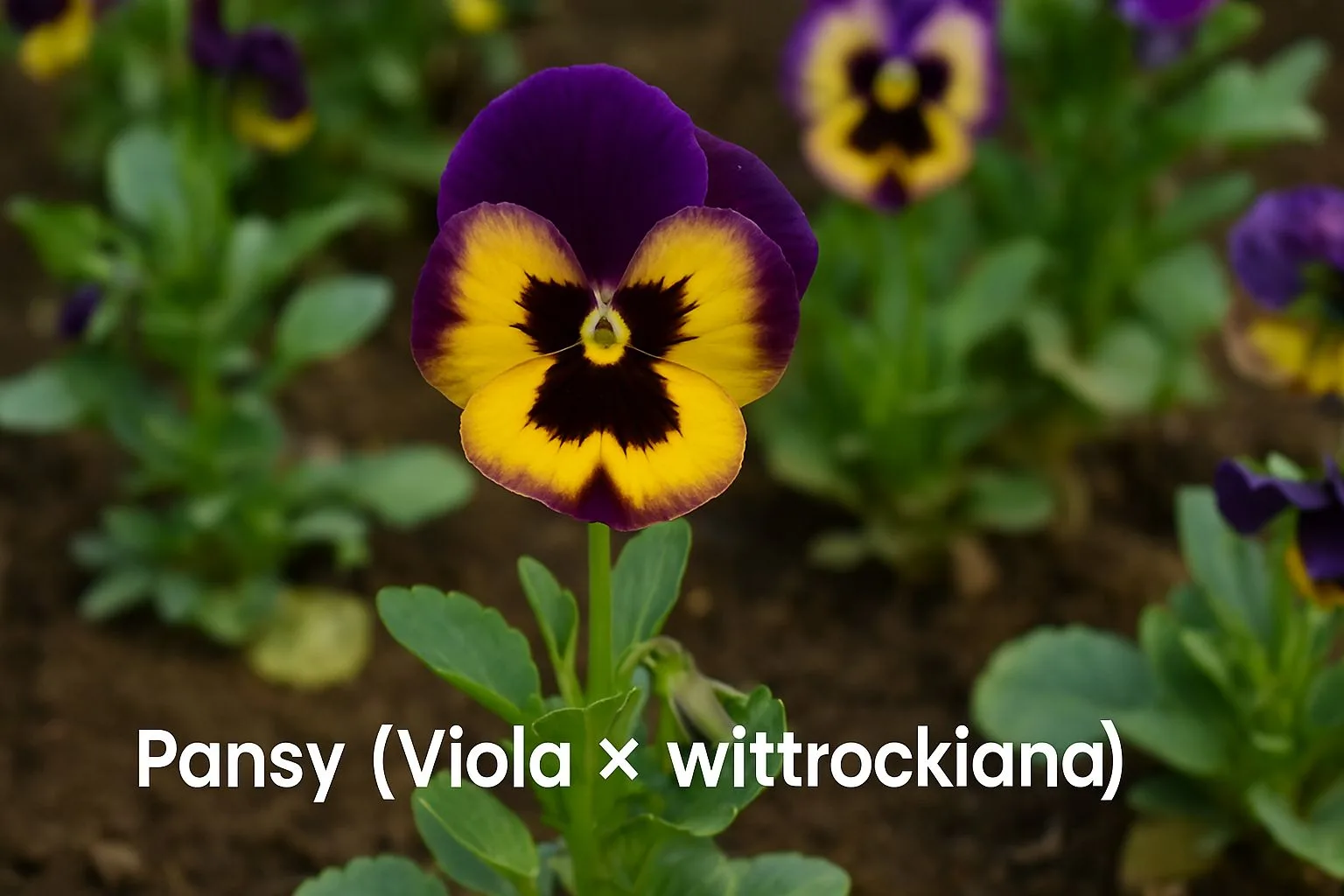 Pansy (Viola × wittrockiana) for the best plants for winter- Urban Plant